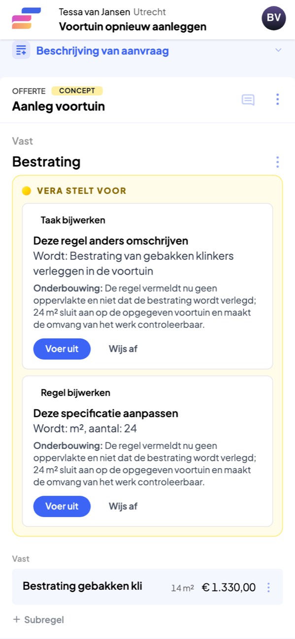 Een tip van Vera. Jij beslist